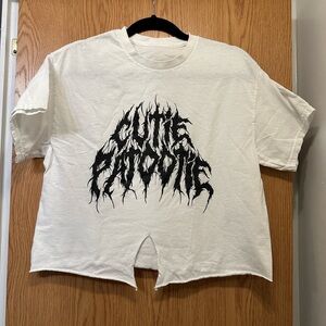 White Graphic Women’s Cutie Patootie T-Shirt